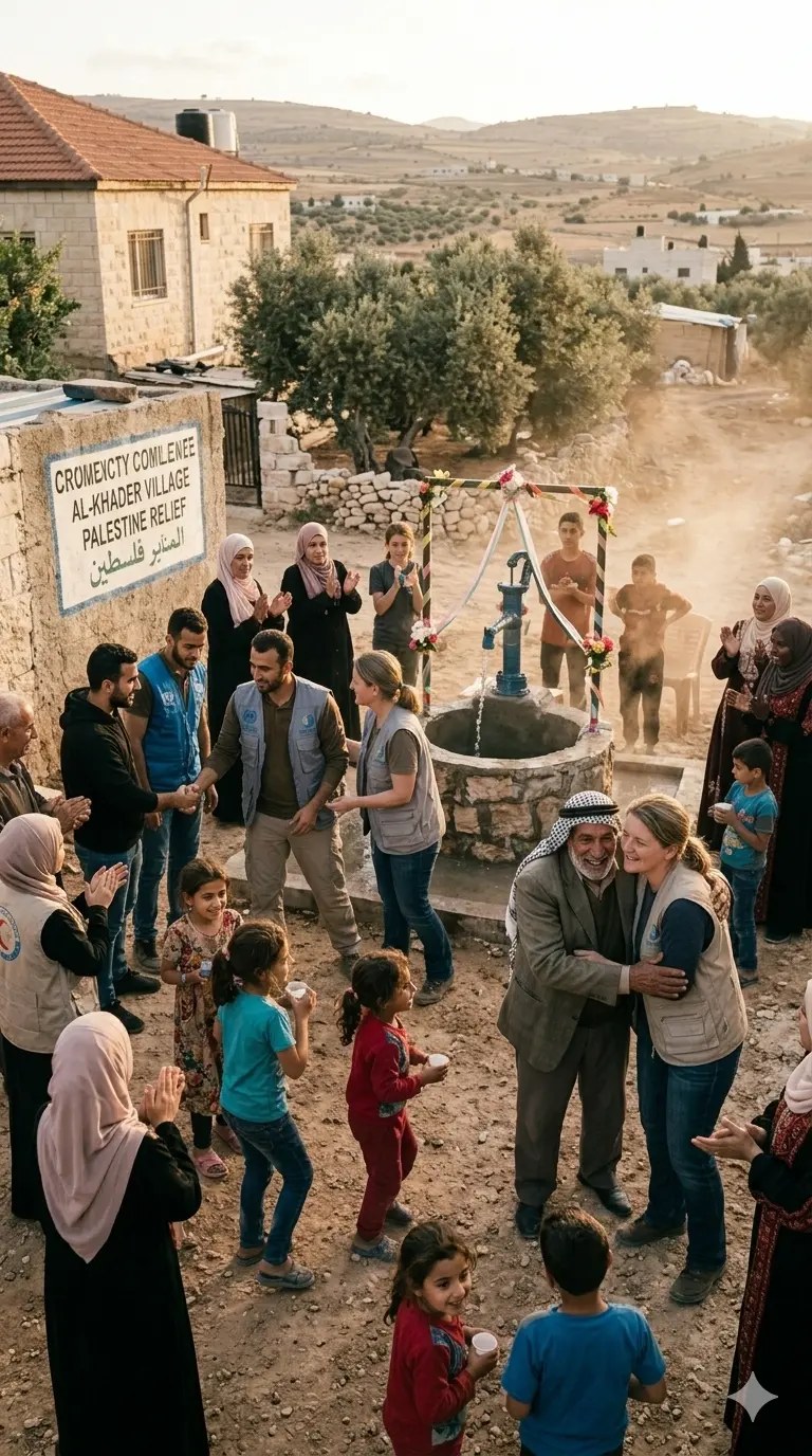 Volunteers helping communities